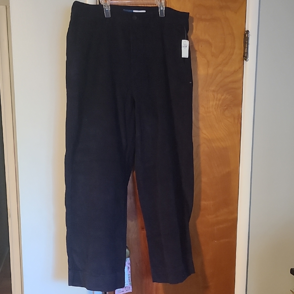 Women's Navy Blue Corduroy Pants